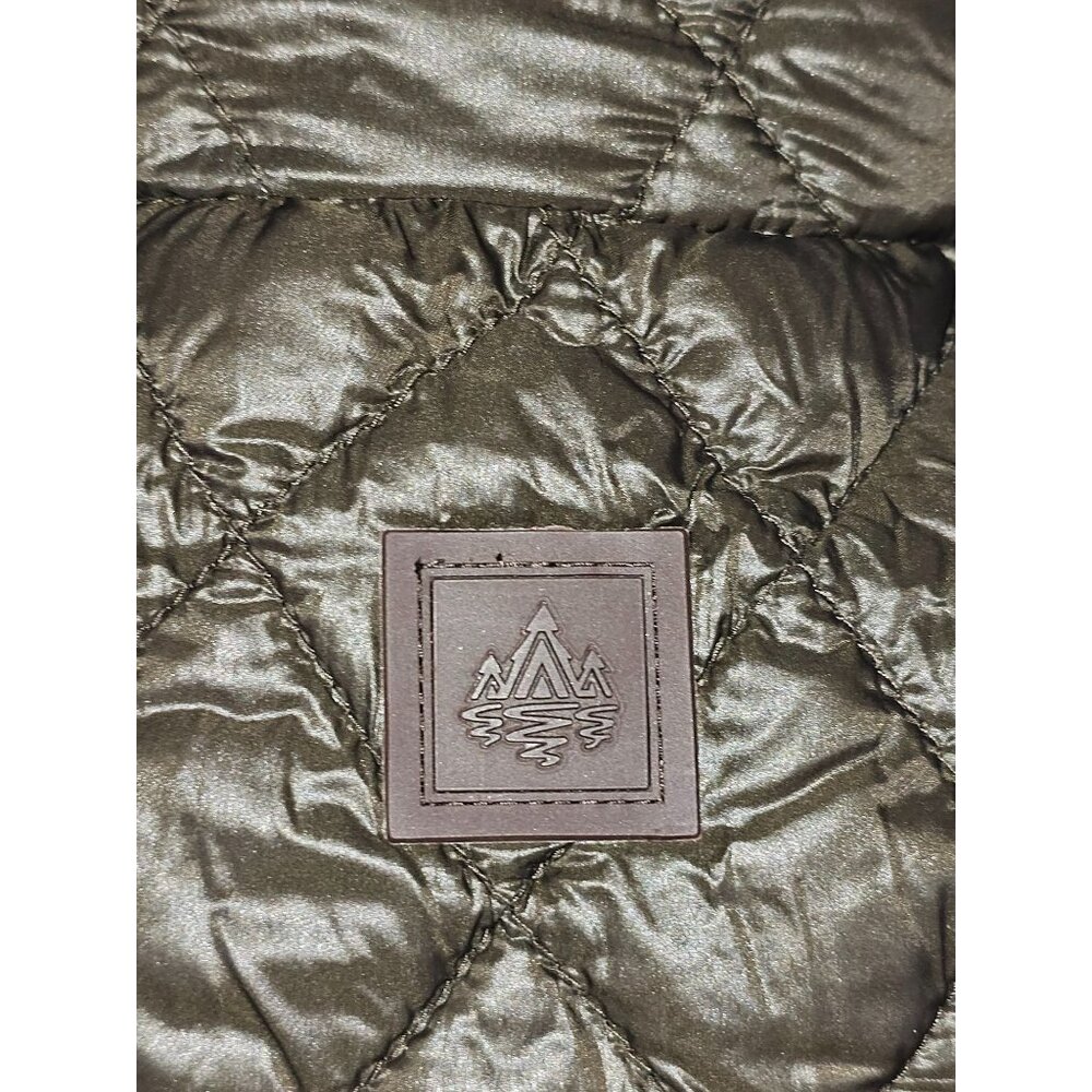 NWD Rainforest Women’s Brown Polyester Thermoluxe Puffer Jacket Size Small 1753 - Picture 11 of 14